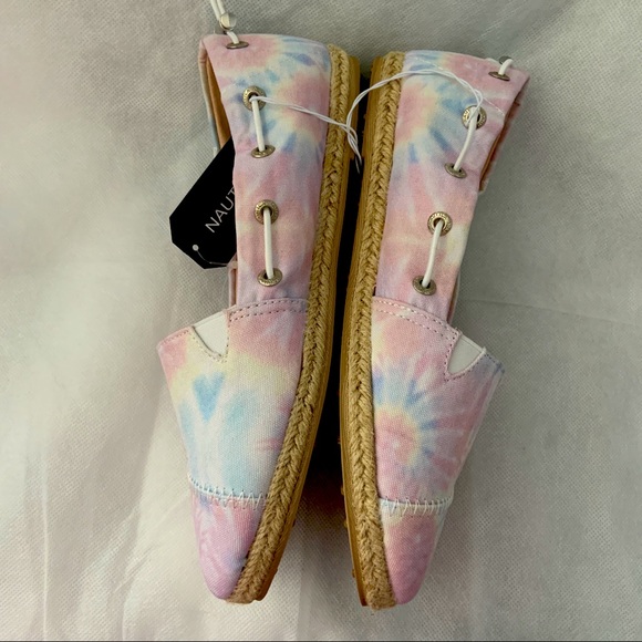 Women's Nautica Tie Dye Slip-Ons Espadrilles Shoes - Picture 4 of 6